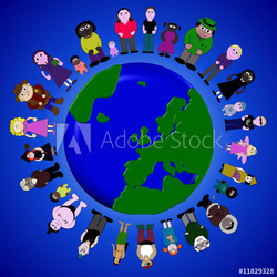 3D Globe The Circle Of Life Comunity