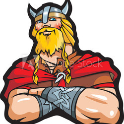 Viking, vector illustration