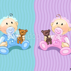 babies (editable layers)