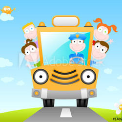 funny school bus
