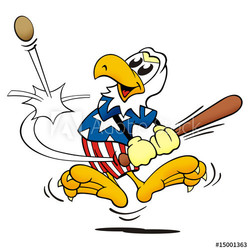 Sportcartoon Baseball