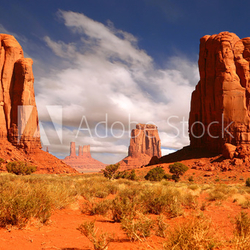 Framed Landscape Image of Monument Valley