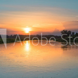 The Warta polish river