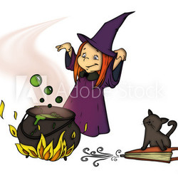 Hexe, Witch, Halloween, Karneval, Fasching, Verkleidung