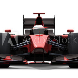 race car - red and black