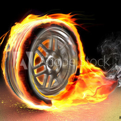 Burning wheel