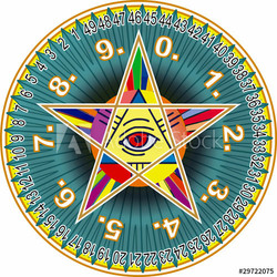 Lottoscheibe 6 aus 49