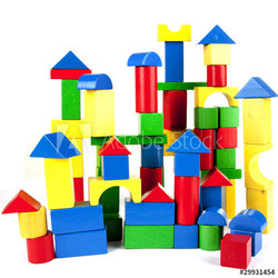 Stadt aus Bauklötzen