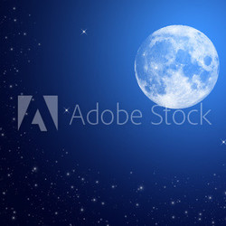 Moon on sky at night