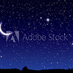 Space landscape moon