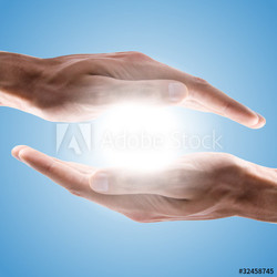 hands holding sun