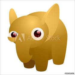cartoon baby elephant