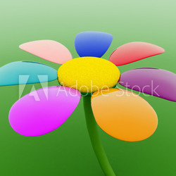 3d flower