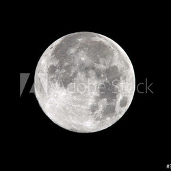 harvest moon full frame close up as seen from malibu, california