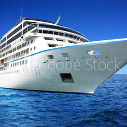 Huge luxury cruise ship