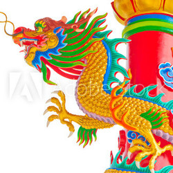 culorful of chinese dragon