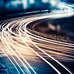 light trails