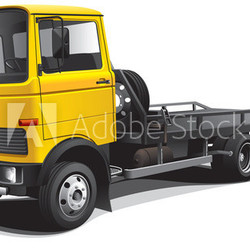 old-fashioned tow truck