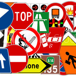 Quadro con segnaletica stradale