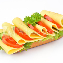 Leckeres Käsebaguette