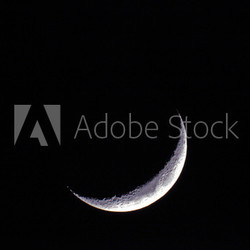 waxing crescent moon