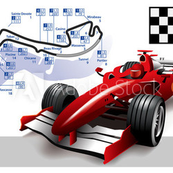 Poster Monaco Formula 1 Grand Prix