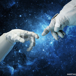 New technologies in space. Concept