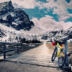 Escursione in montain bike