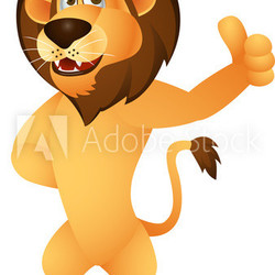 Funny Lion Cartoon