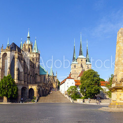 Dom hill of Erfurt Germany