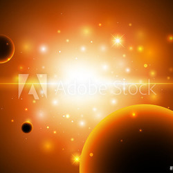 Space background with stars.