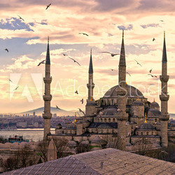 The Blue Mosque, Istanbul, Turkey.
