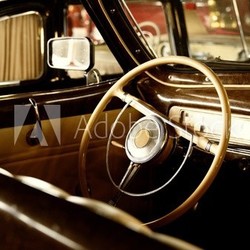 Retro car interior