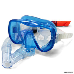 Taucherbrille und Schnorchel