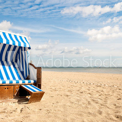 Sommerstrandkorb quer