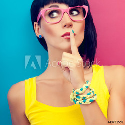  Portrait of stylish women the secret