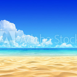 Idyllic tropical sand beach background.