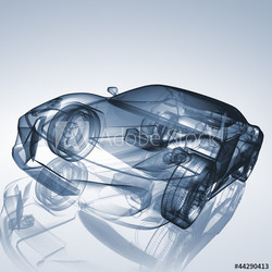 Auto Entwicklung - CAD-Darstellung