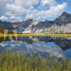 Bergsee in den Alpen