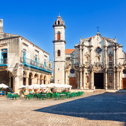 The Cathedral of Havana on a beautiful day