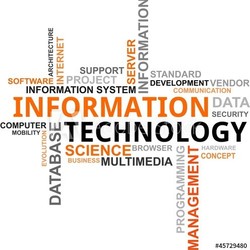 word cloud - information technology