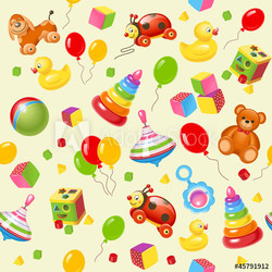 Toy seamless background