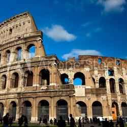 Italy. Rome. The ancient Collosseo