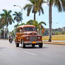 American classic cars in Havana.