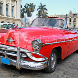 Classic Oldsmobile  in Havana.