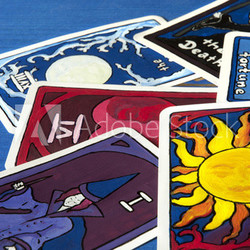 6 Karten der grone Arkana