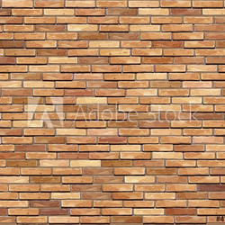 Brick wall seamless Vector illustration background - texture