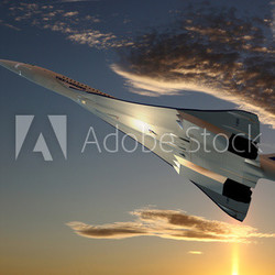 Concorde im Steigflug