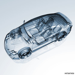 Auto Entwicklung - CAD-Darstellung