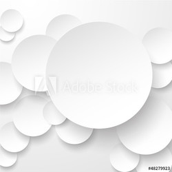 Paper white circles.